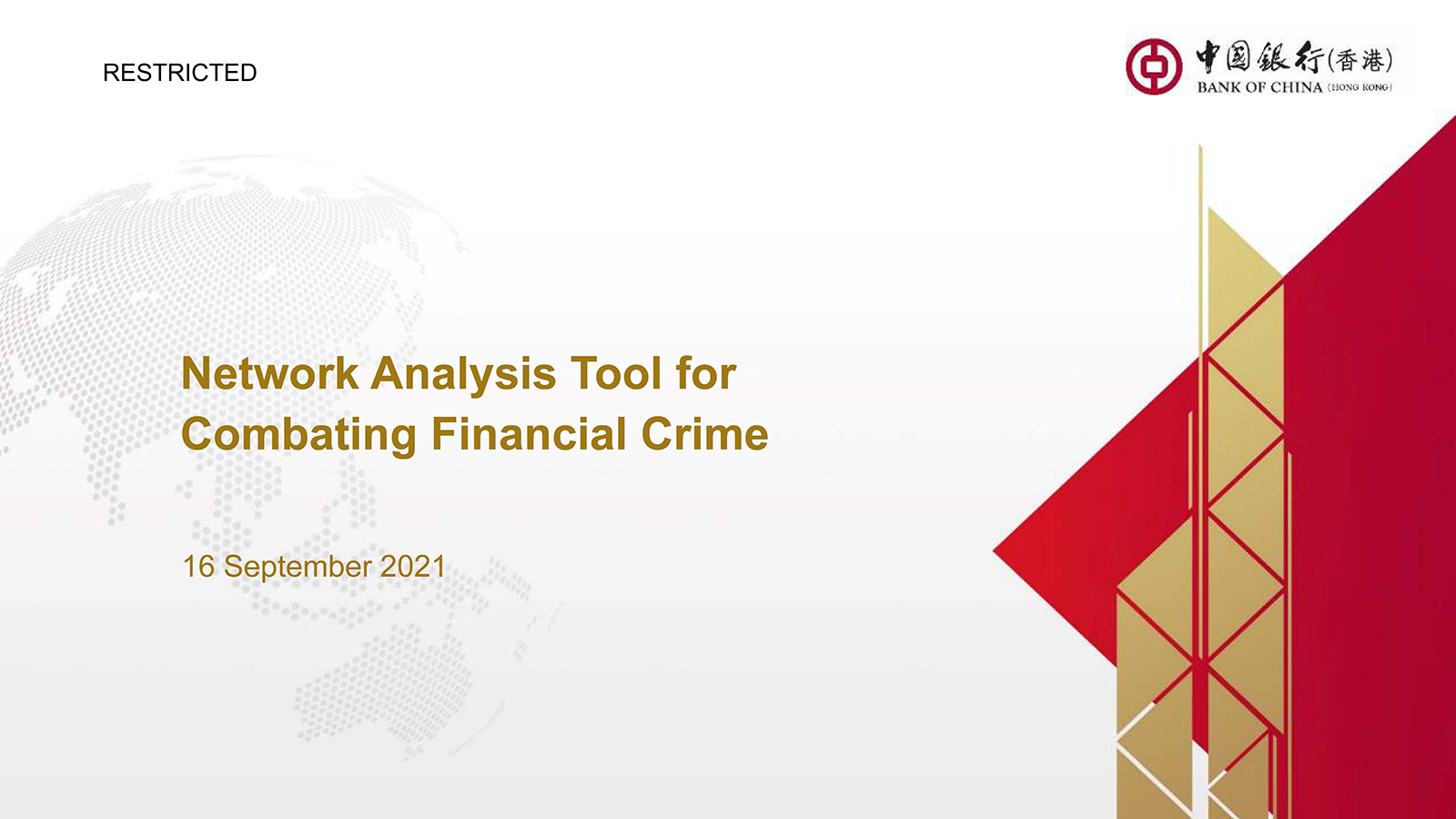 Network Analysis Tool for Combating Financial Crime by BOC